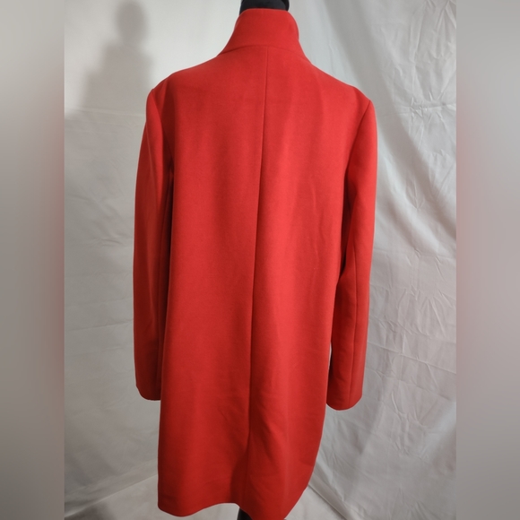 J. JILL Women's Perfect Red Cambridge Coat Size Large Tall - Picture 2 of 11